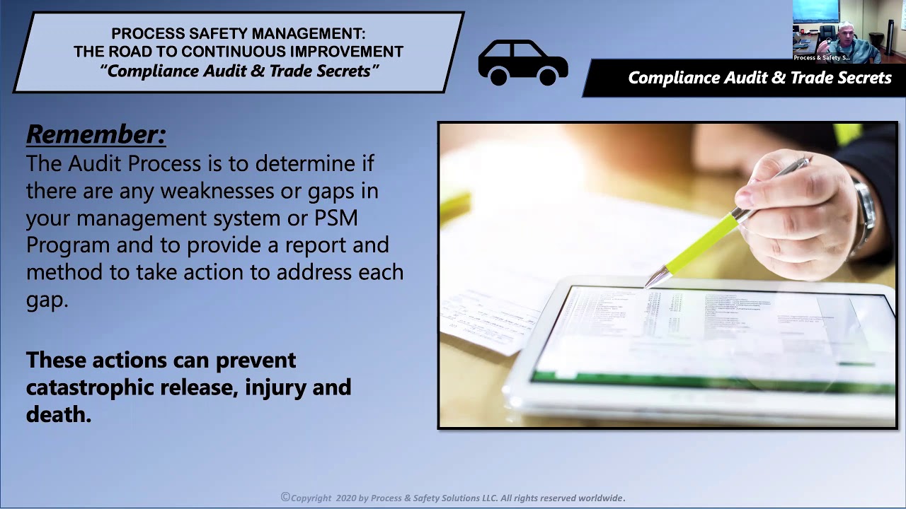 Compliance Audit and Trade Secrets