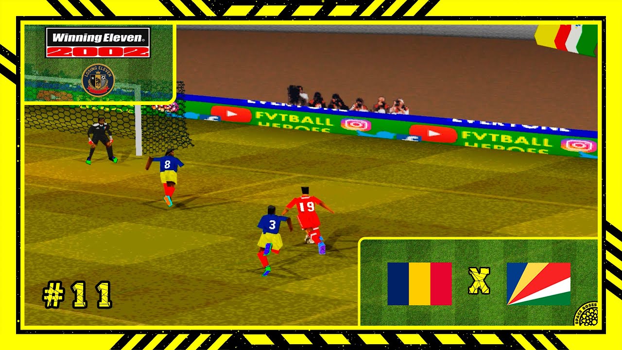Winning Eleven 2002: Losing Eleven (PS1) Liga #11 Chade x Seychelles | Rodada 11