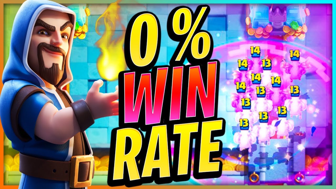So this is the worst deck in Clash Royale