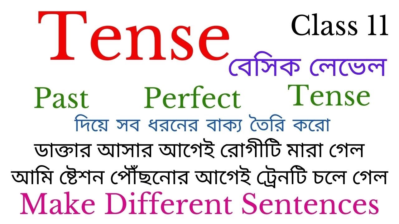 Past Perfect Tense/11/Make Sentence/সব ধরনের বাক্য তৈরি করো/Masti Ki Pathshala/English Grammar