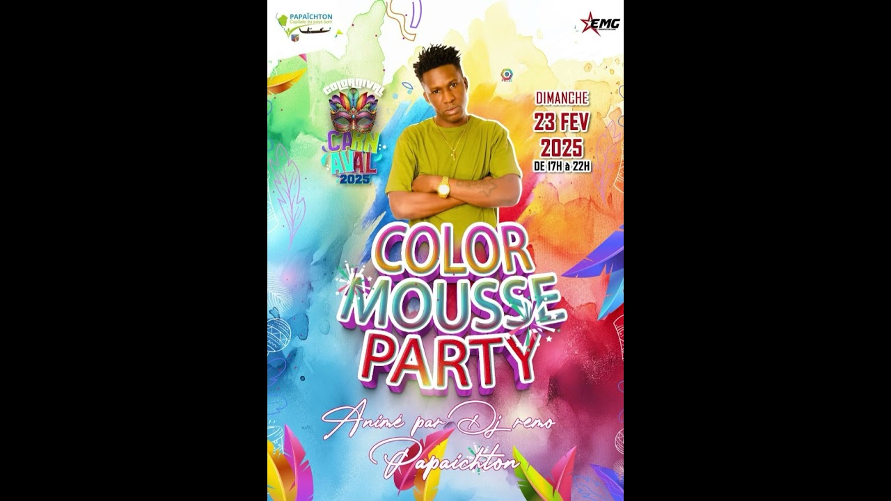 DJ REMO_color mousse party live in Papaichton 2025