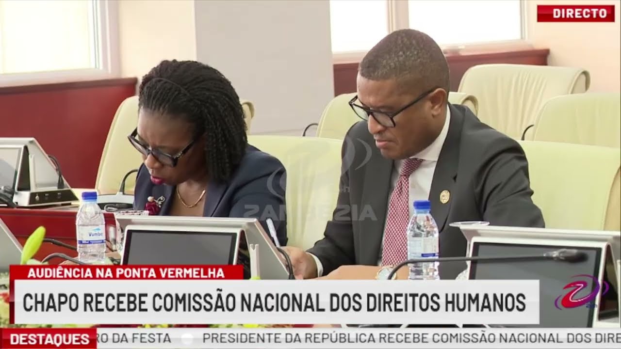 CHAPO RECEBE COMISSÃO NACIONAL DOS DIREITOS HUMANOS| TV Zambézia 24h