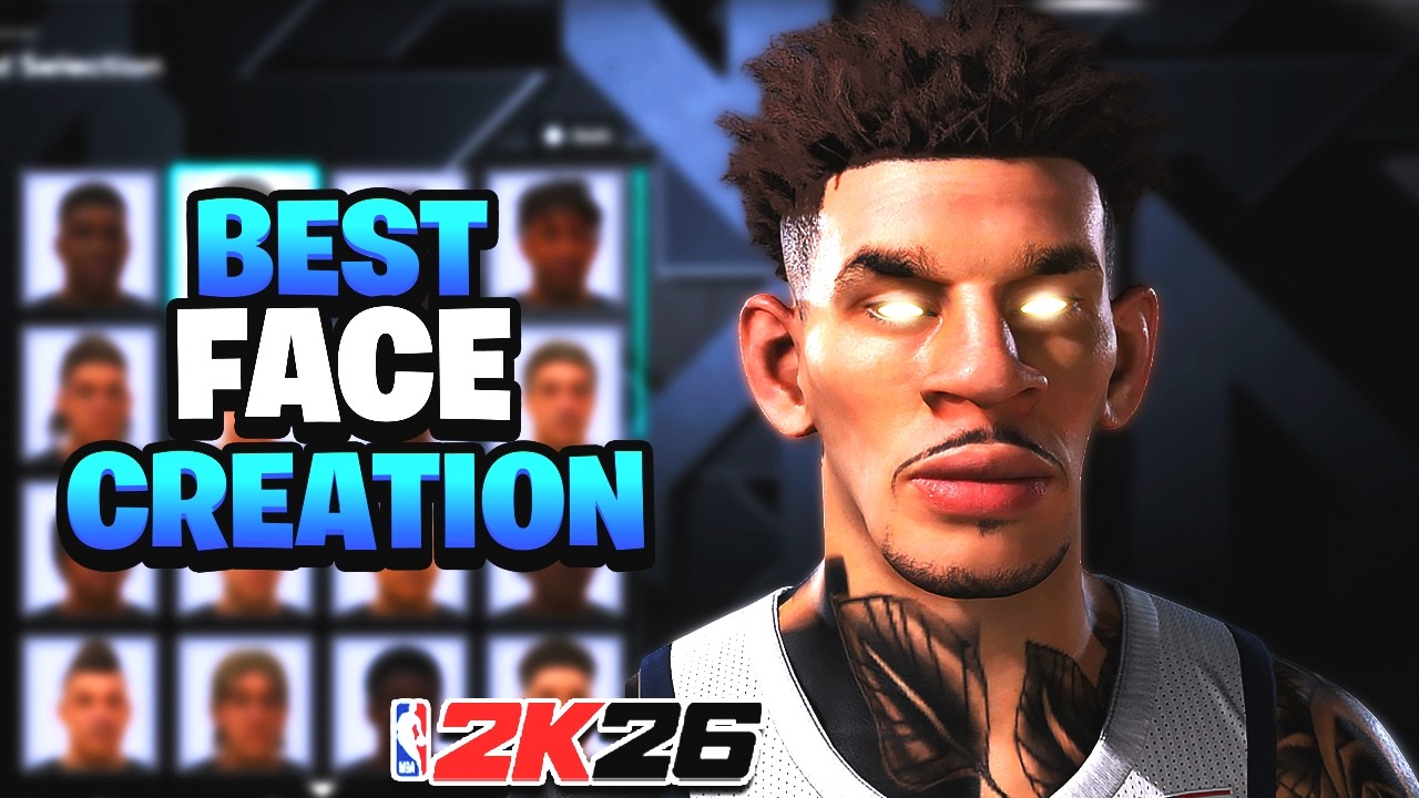 *NEW* BEST COMP STAGE FACE CREATION ON NBA 2K26! COMP LOCK FACE SCAN! DRIPPY FACE CREATION TUTORIAL!