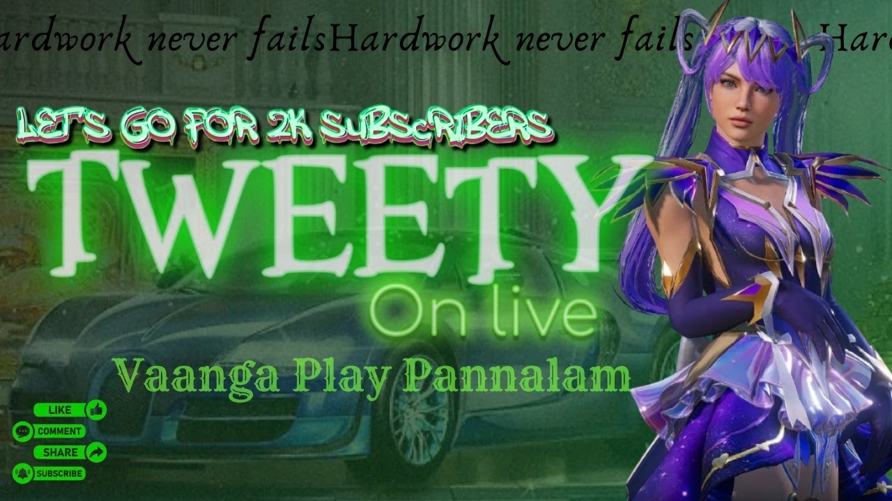 New event 4.2|vaga vaga Membership and superchat enable achuu#bgmilive #tweetyyt#tamilgirlgamer#bgmi