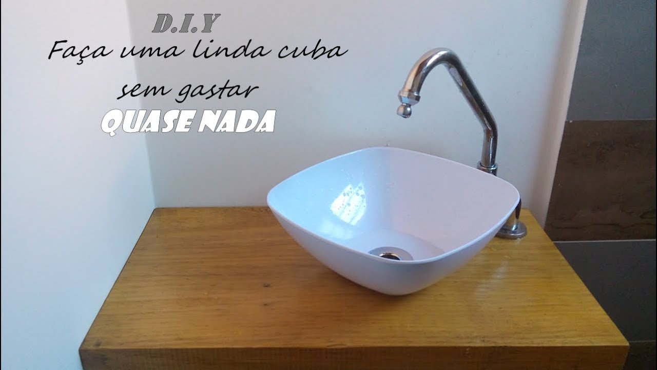 DIY CUBA DE BANHEIRO COM TIGELA DE PIPOCA | Isa Daline