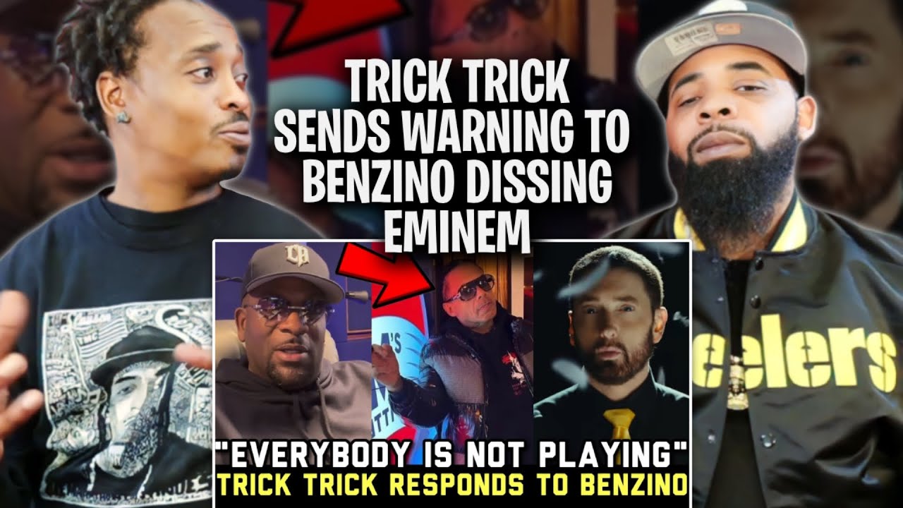 Trick Trick ПРЕДУПРЕЖДАЕТ Benzino, оскорбляющего Эминема в Детройте в ресторане Moms Spaghetti