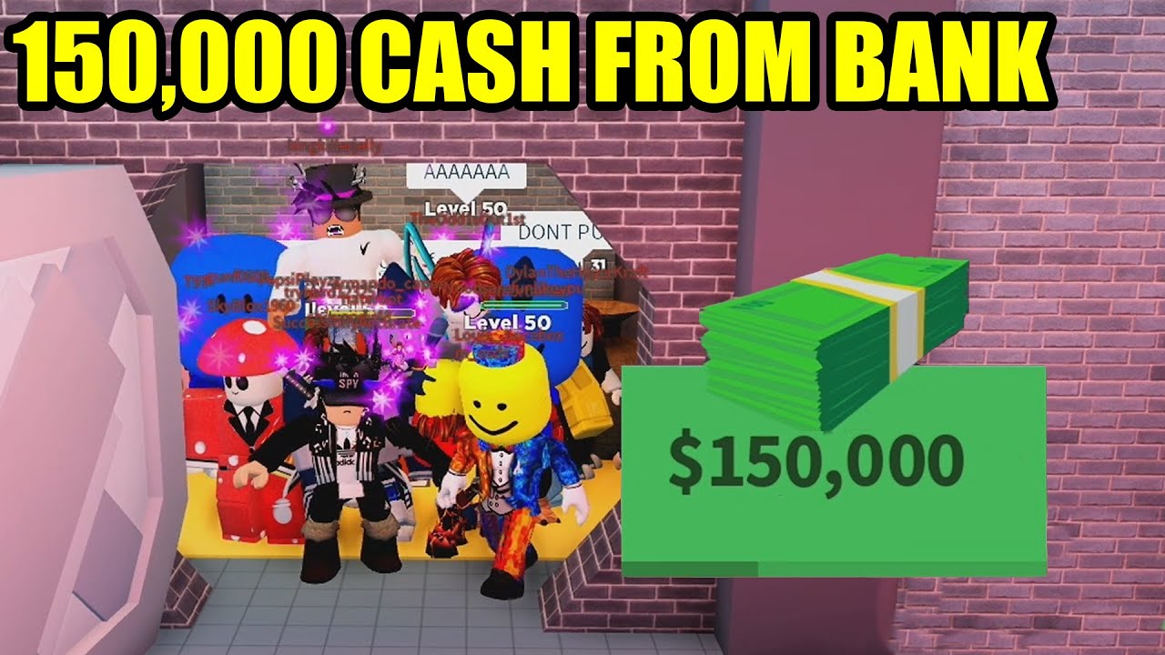 Can We Take OVER 150,000 CASH FROM THE BANK??? | Roblox Jailbreak