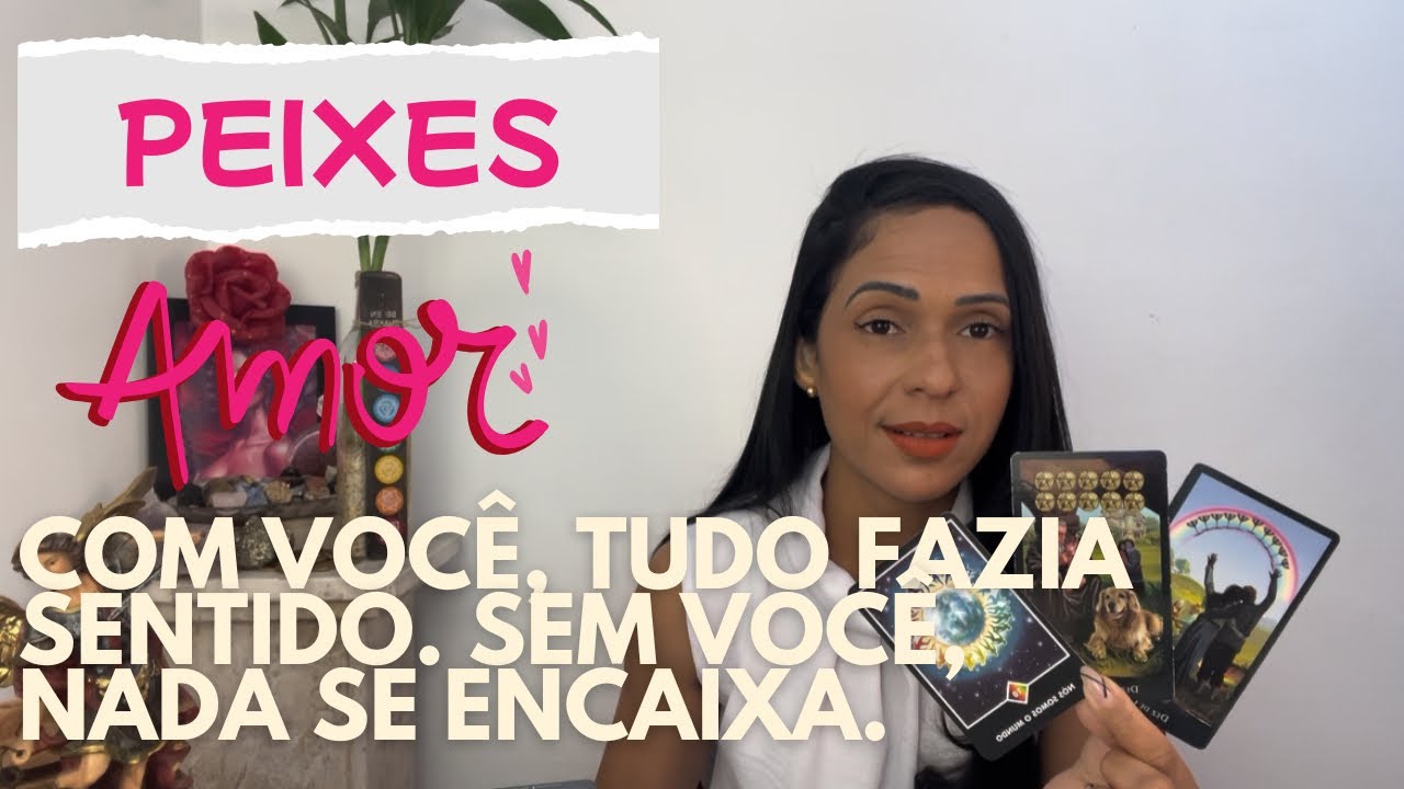 ❣️PEIXES AMOR✨Com você, tudo fazia sentido. Sem você, nada se encaixa.