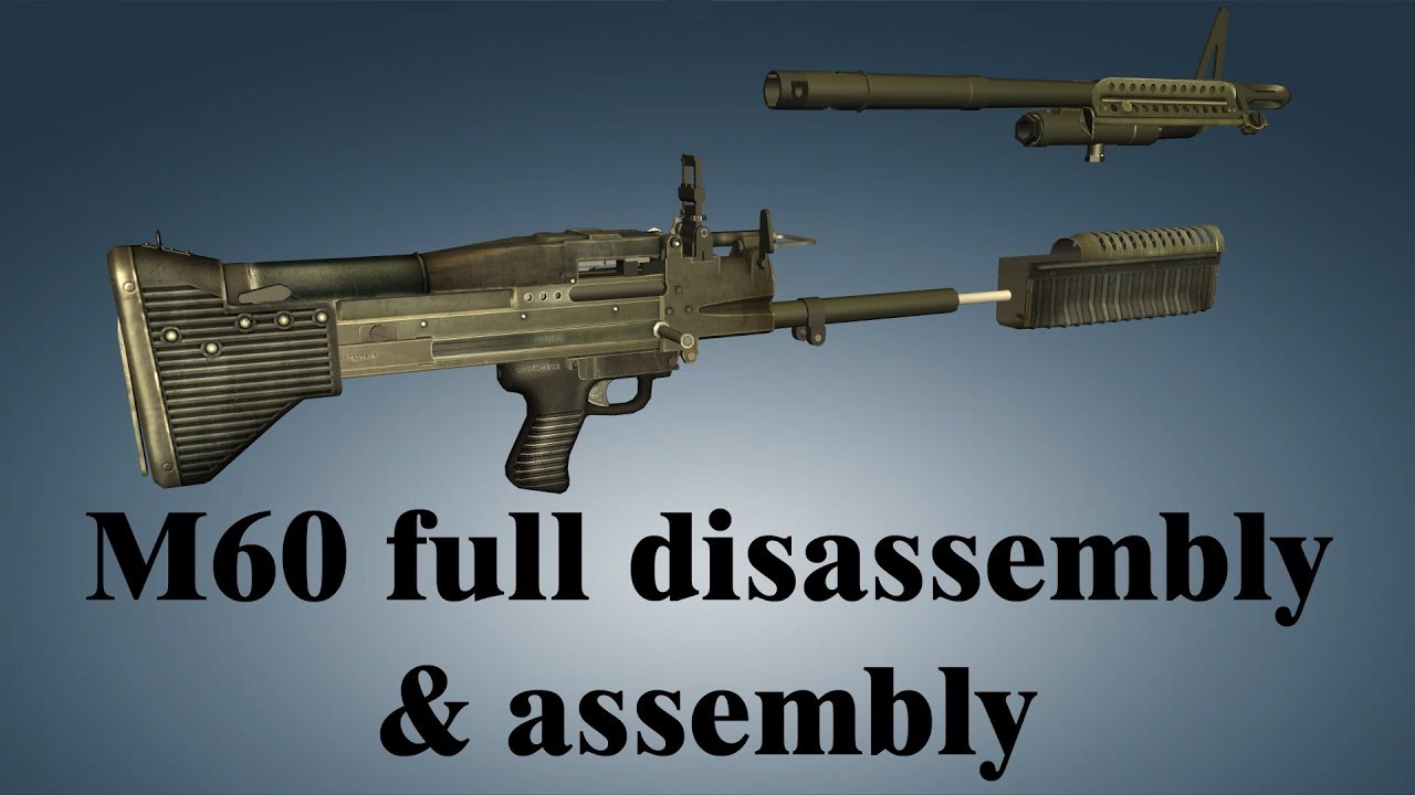 M60: full disassembly & assembly | World of Guns
