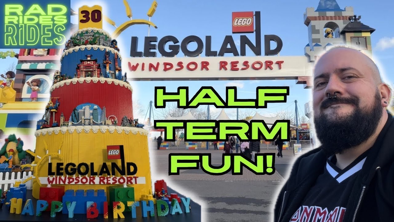Дни кирпичиков в LEGOLAND Windsor! Видеоотчет о школьных каникулах 2026 года.