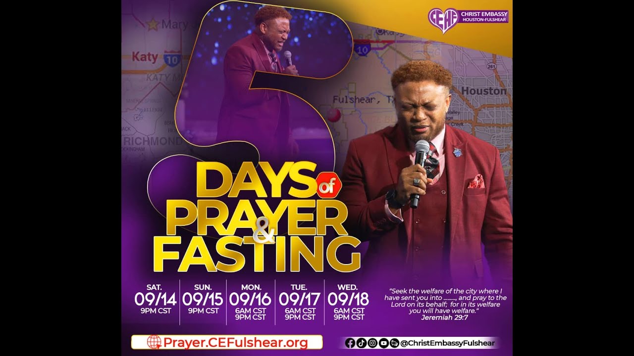 LIVE: 5 DAYS OF PRAYER FASTING WITH PSA || DAY 5