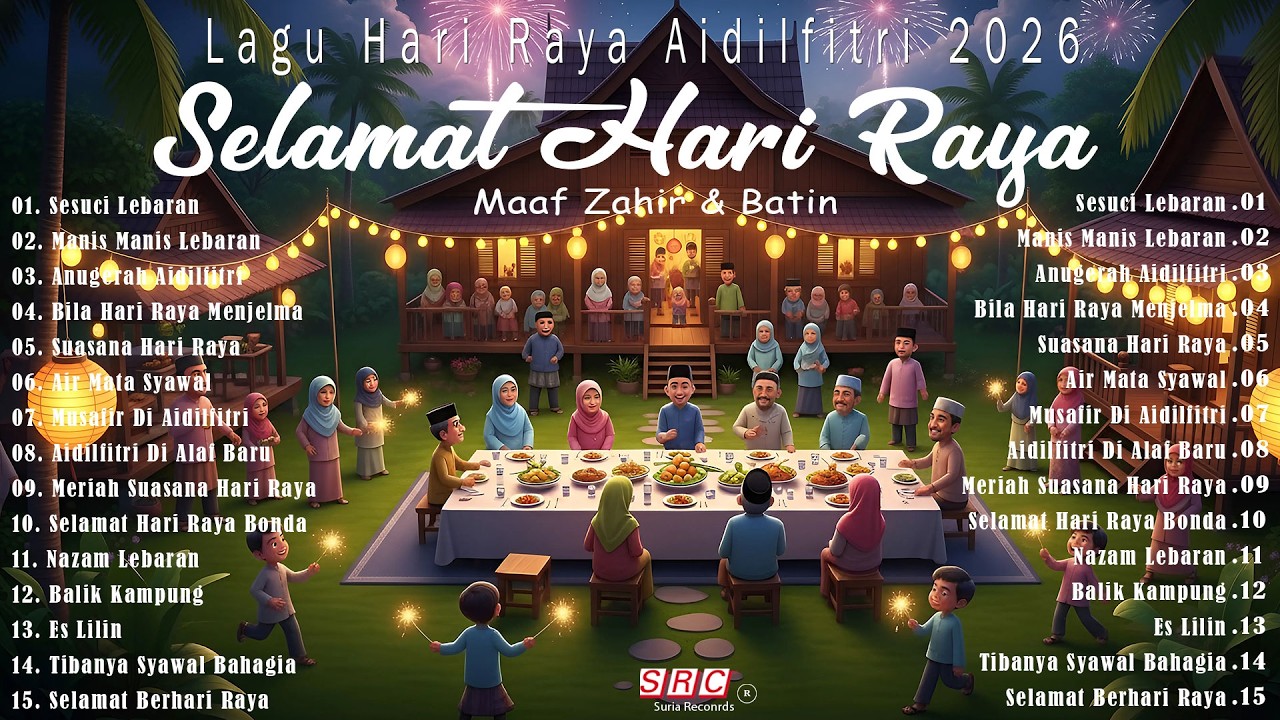 Himpunan Lagu Hari Raya Aidilfitri 2026 🌙 Koleksi Lagu Raya Paling Popular & Evergreen