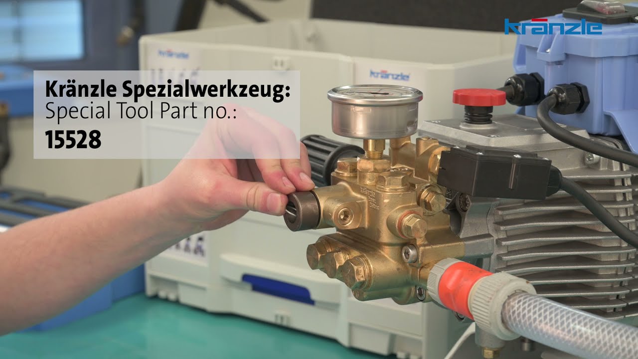 Edelstahlsitz und O-Ring im Kugelrückschlagventil ersetzen | KRÄNZLE Hochdruckreiniger