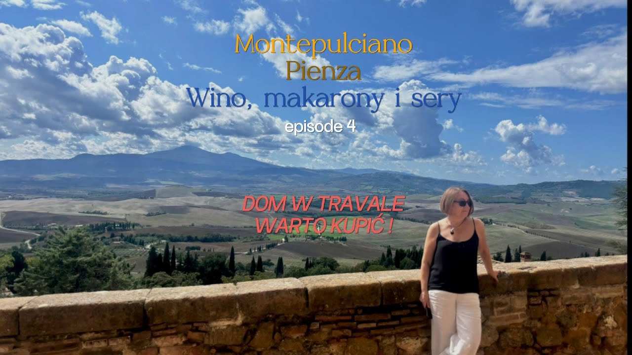 WARTO KUPIĆ !!! DOM W TRAVALE w TOSKANII, MONTEPULCIANO, PIENZA Wino Makarony Steki Sery #toskania