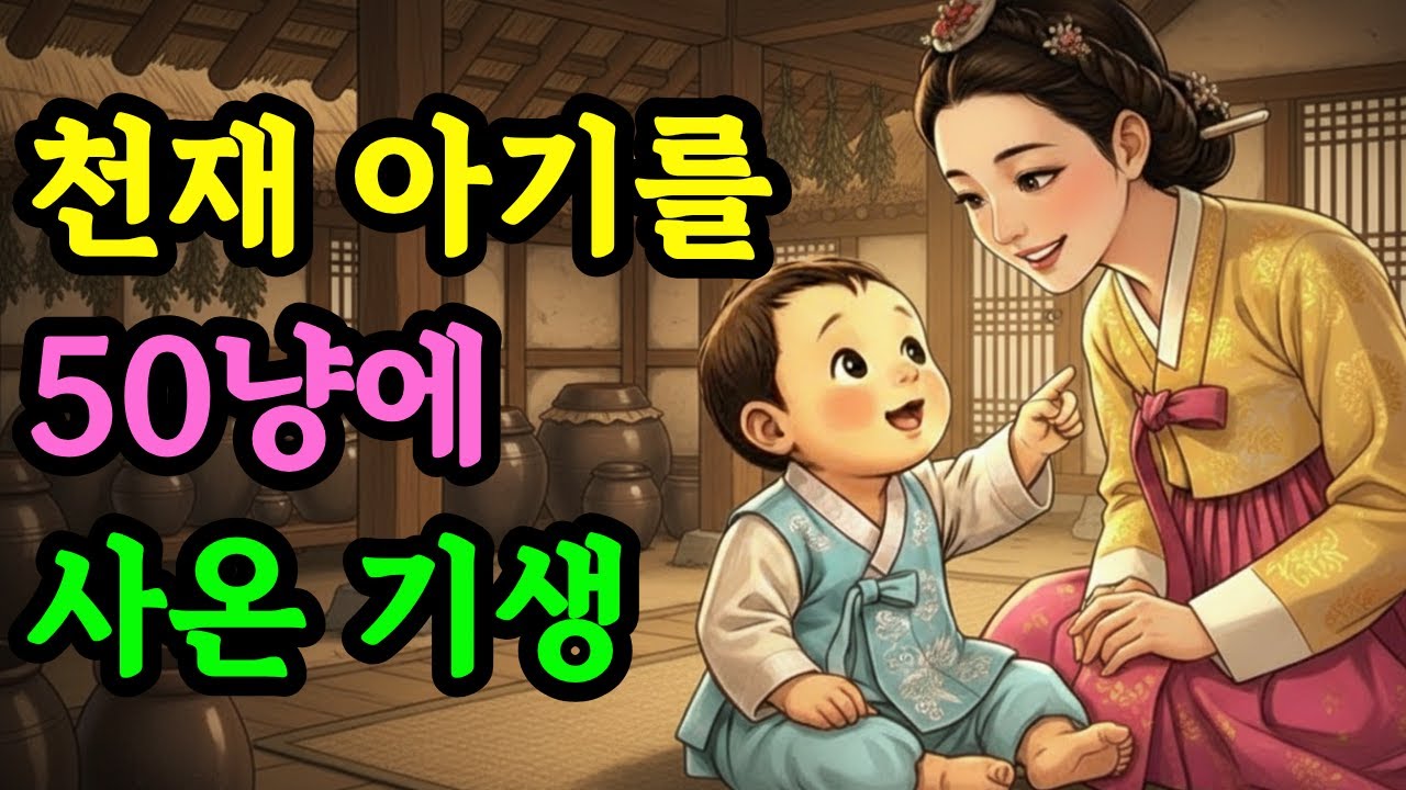 천재 아기를 50냥에 사온 기생ㅣ야담 옛날이야기 오디오북 수면동화 민담 설
