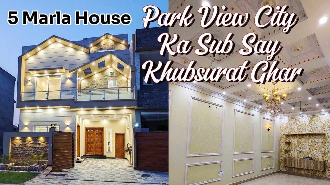 5 marla beautiful house for sale in park view city Lahore | 5 marla house in park view city lahore