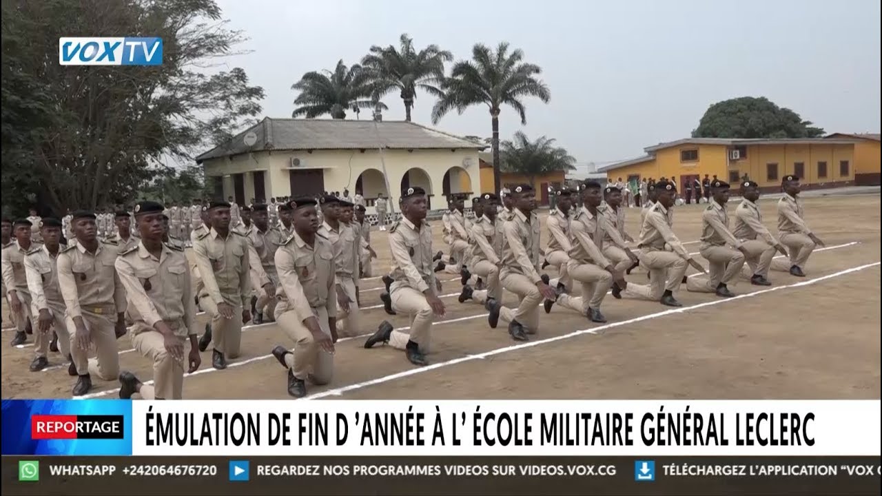 Émulation de fin d'année à l'école militaire Général Leclerc