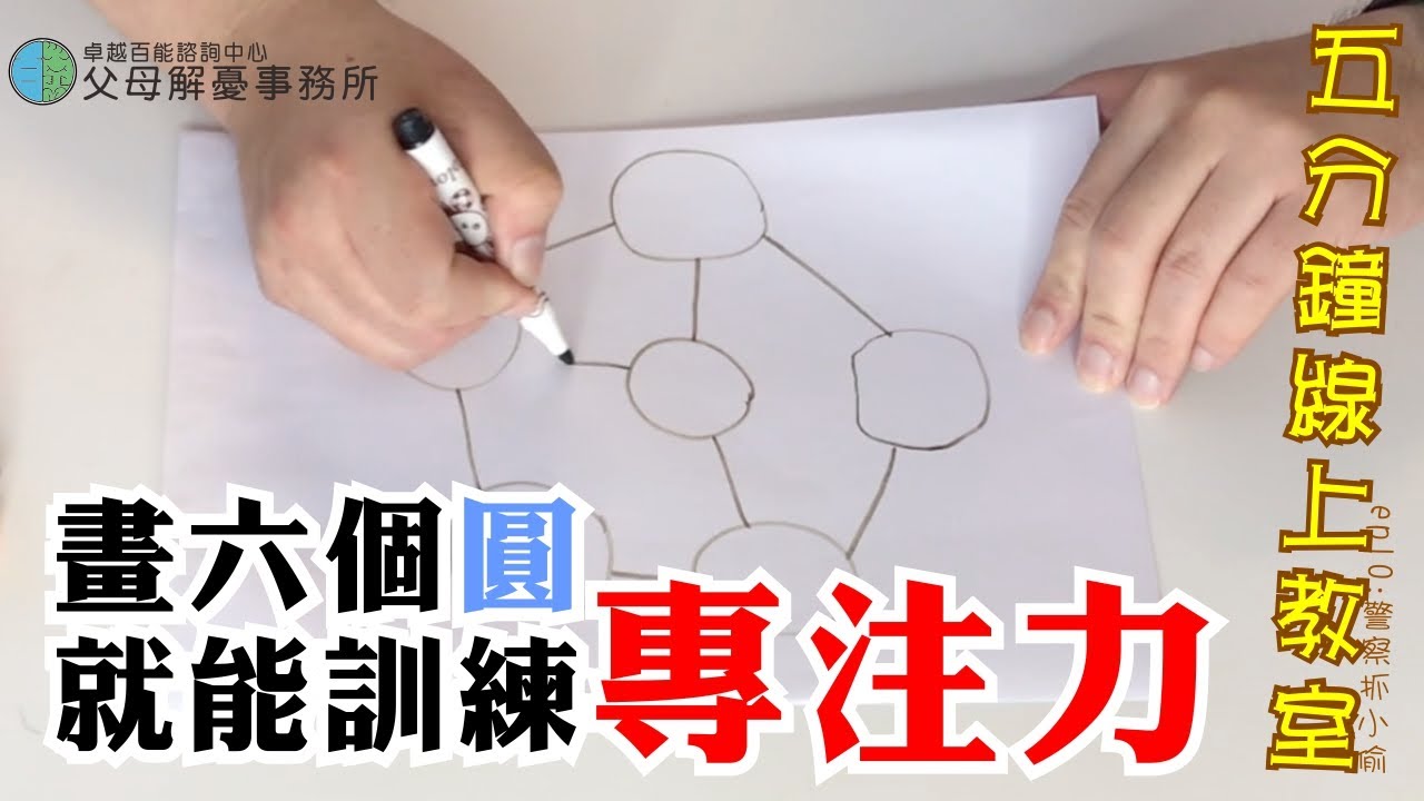 5分鐘線上教室之提升持續性專注力及邏輯推理能力的「警察抓小偷」