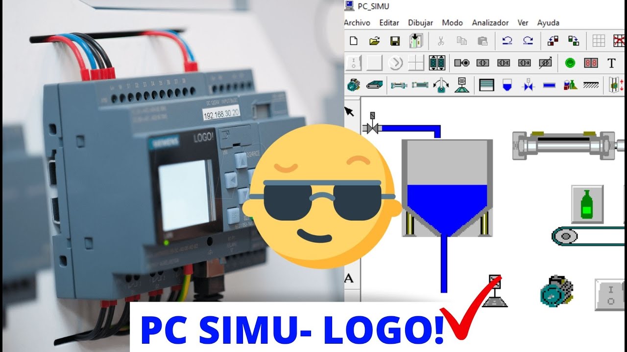 💪Cómo conectar PC SIMU con LOGO! Siemens V8 Físico 💥 |teslamatic