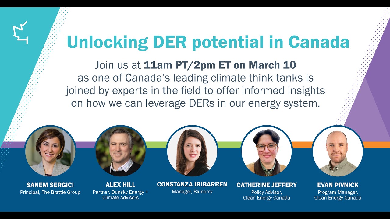 Webinar: Unlocking DER potential in Canada
