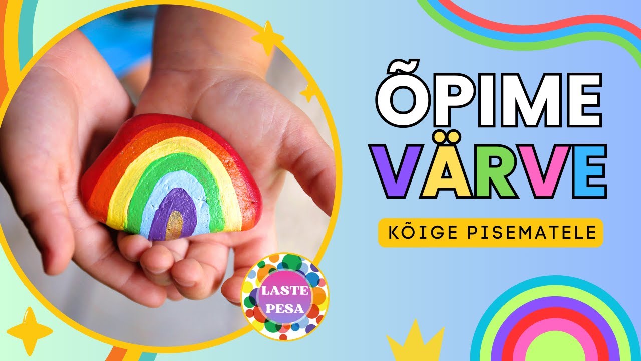 Õpime VÄRVE. Kõige pisematele.
