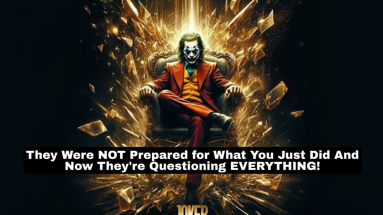 They Were NOT Prepared for What You Just Did And Now They're Questioning EVERYTHING! || Joker Speech