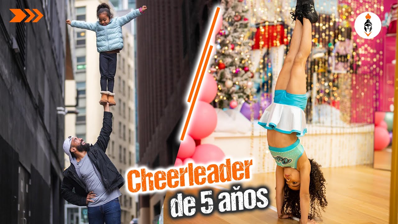Una tierna porrista que sorprende con sus acrobacias || Jayden Pollard