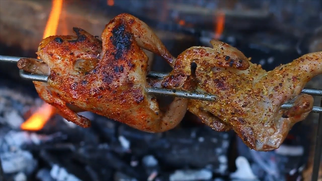 Bushcraft lunch with the coffey spit
