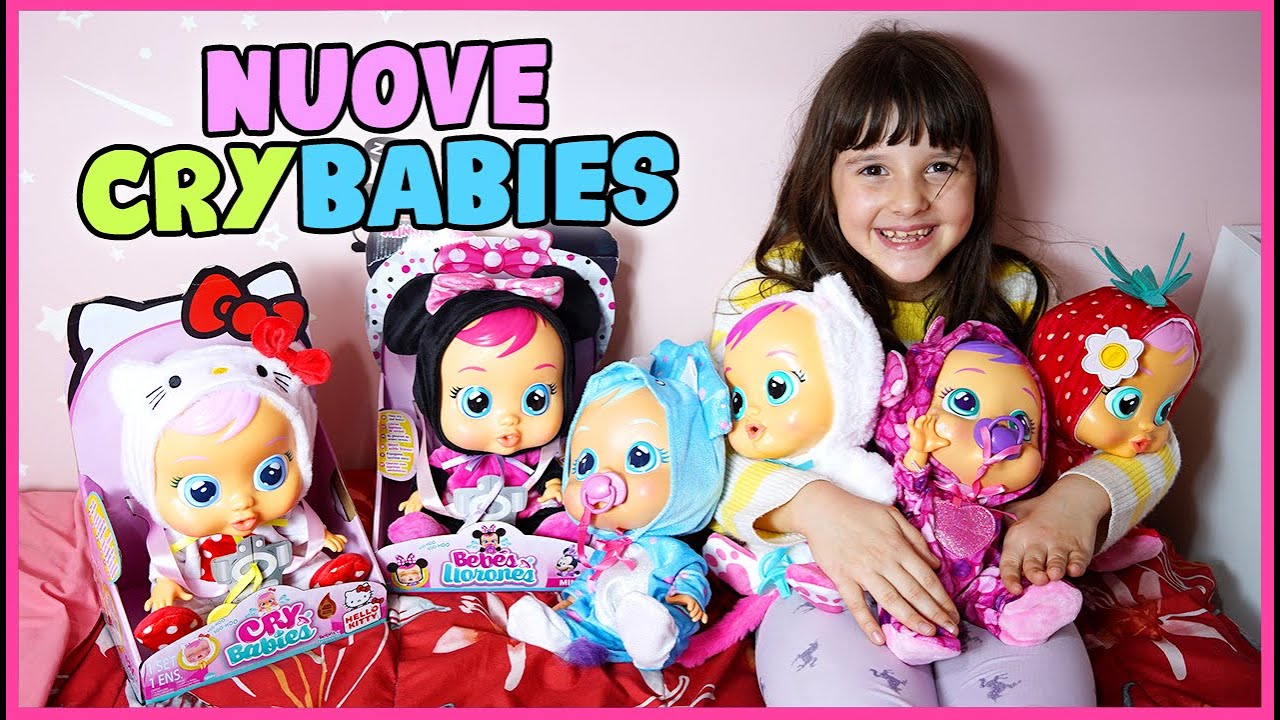Cambiamo il pigiamino alle nuove Cry Babies 💕