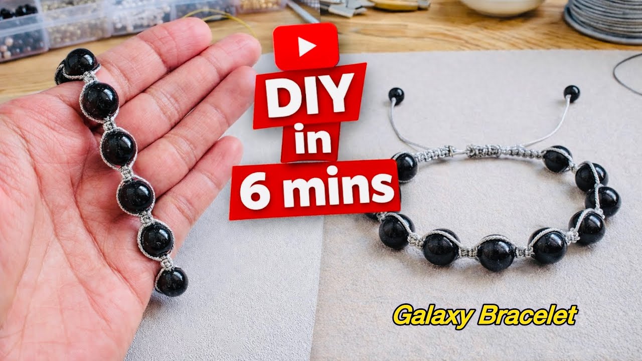 How to Make a Starry Night Bracelet (Fast & Easy DIY)