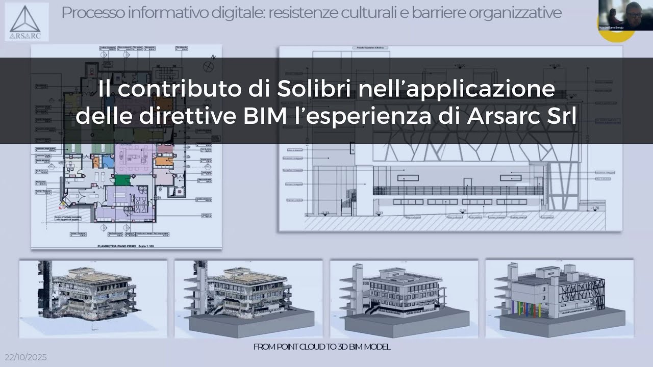 Webinar | Il contributo di Solibri nell’applicazione delle direttive BIM: l’esperienza di Arsarc Srl