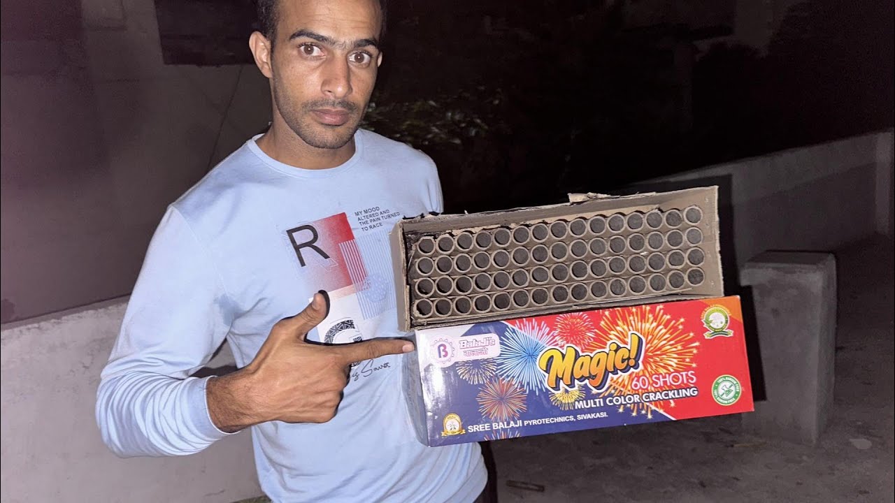 BalaJi Magic 60 SHOT MULTI COLOR CRACKLING
