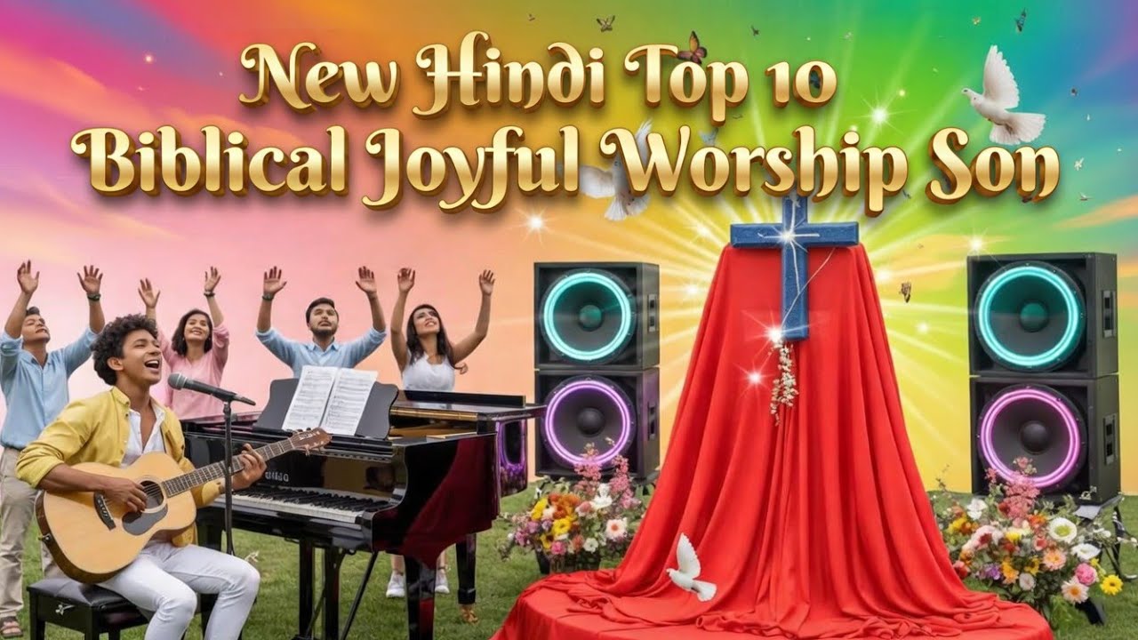 New Hindi Energetic Joyfully Worship Song Of Top 10 Jesus Nonstop Song | Based On Bible Verse 