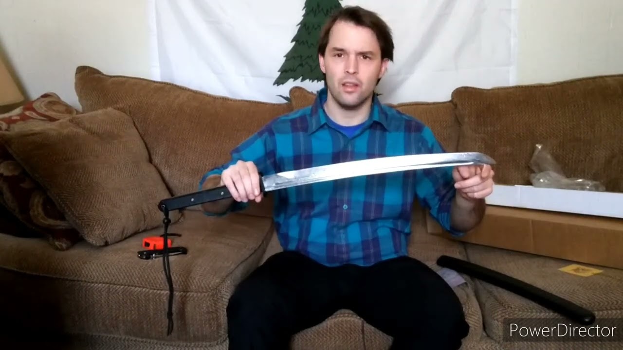 Musha Tactical Wakizashi Unboxing, First Impressions, & Light Cutting