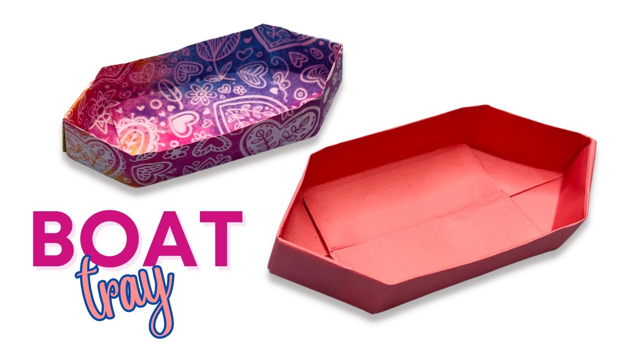 Origami Boat Tray