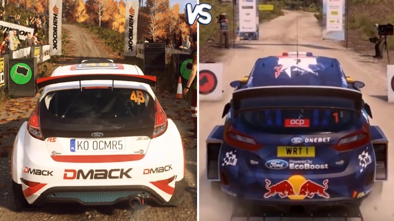 DiRT Rally 2.0 vs WRC 7 - Gameplay Comparison (PC HD) [1080p60FPS]