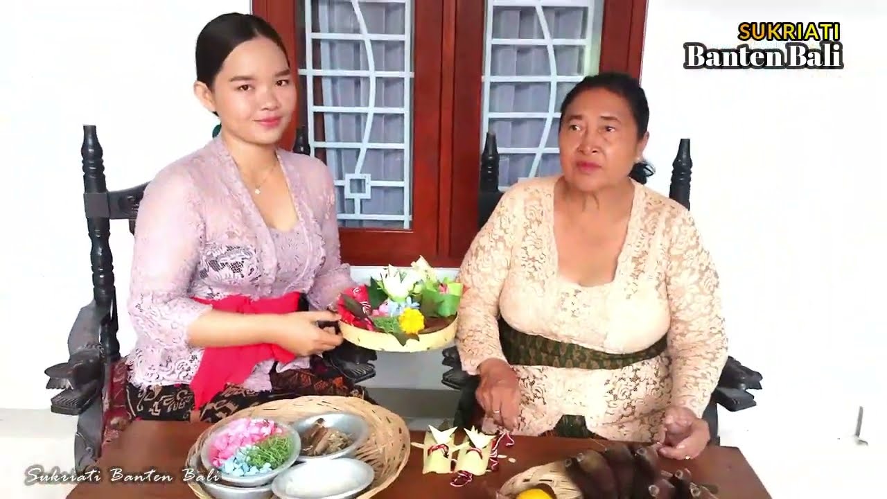 Cara Membuat Banten Tumpek Landep
