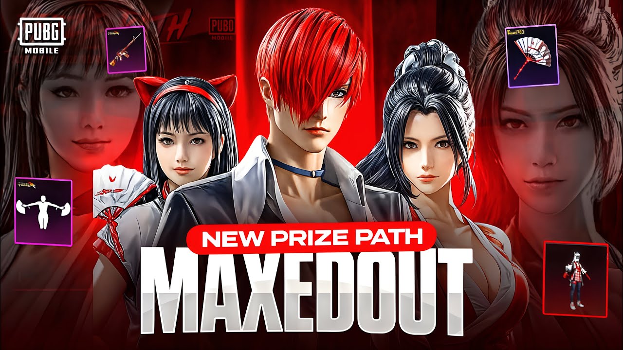 NEW PRIZE PATH AND LUCKY SPIN CRATE OPENING | THE KING OF FIGHTERS KOF | PP MAXEDOUT | PUBG MOBILE