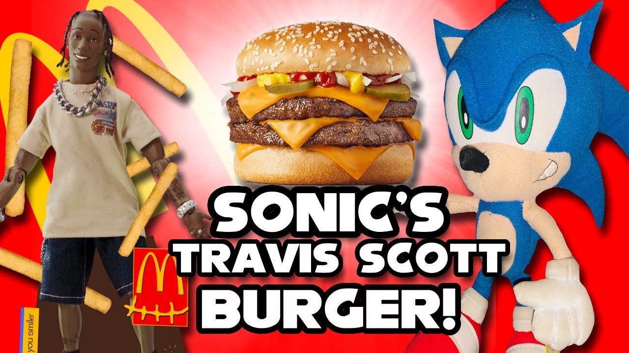 SuperSonicBlake: Sonic's Travis Scott Burger!