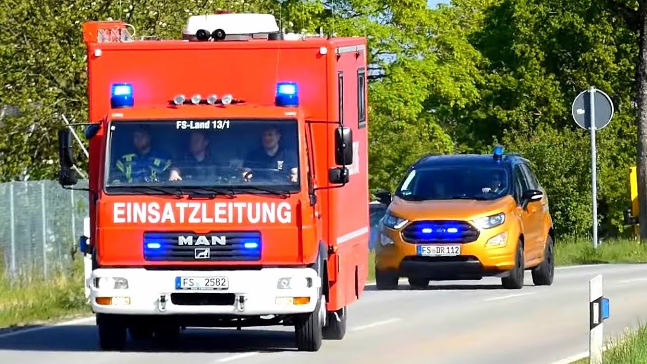 [B4 - Brand Bauernhof] Großübung in Hohenkammer - Landkreis Freising