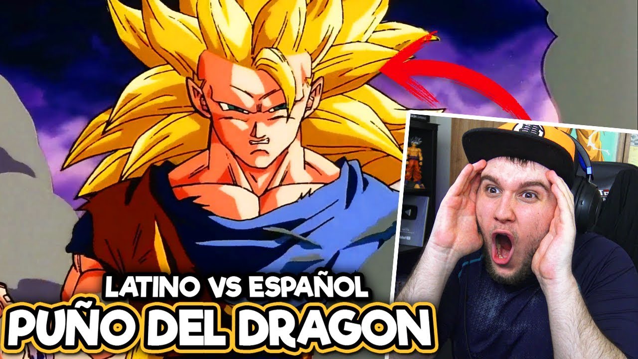 Español reacciona a DRAGON BALL LATINO 💥 Goku SSJ3 usa el PUÑO DEL DRAGON
