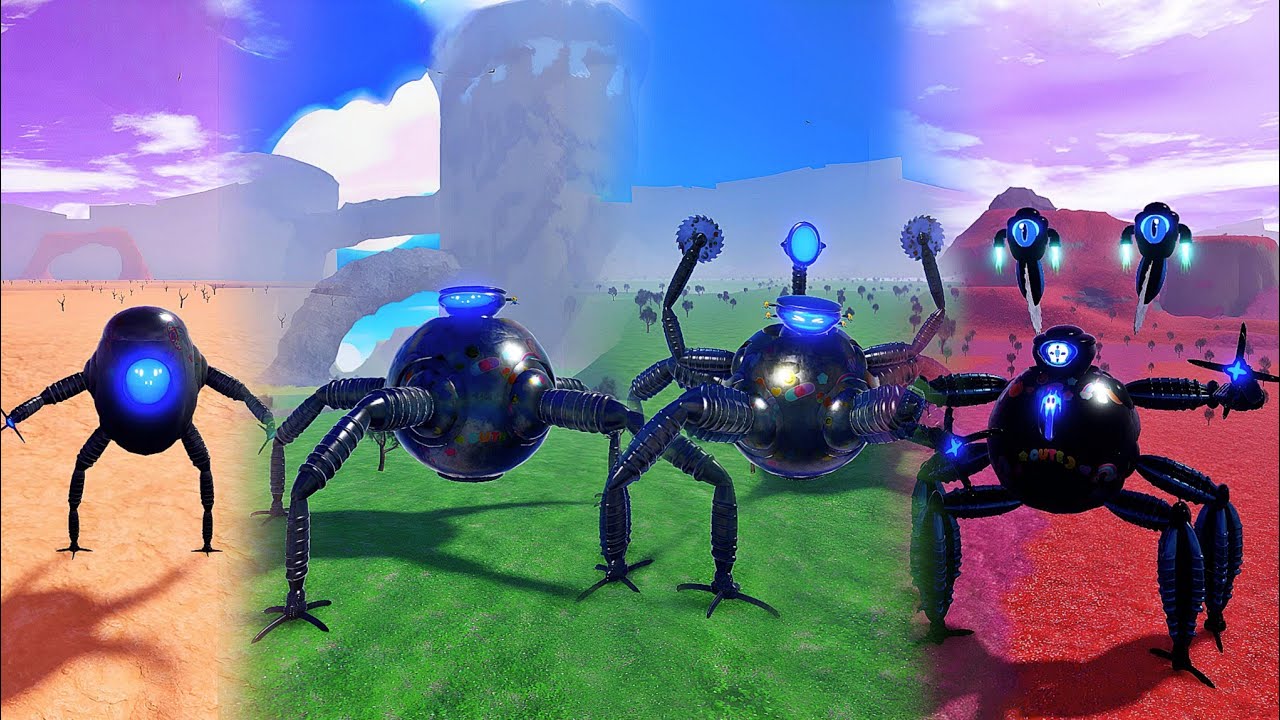 All Ultradroid Proto To Omega in Tiny Universe Roleplay