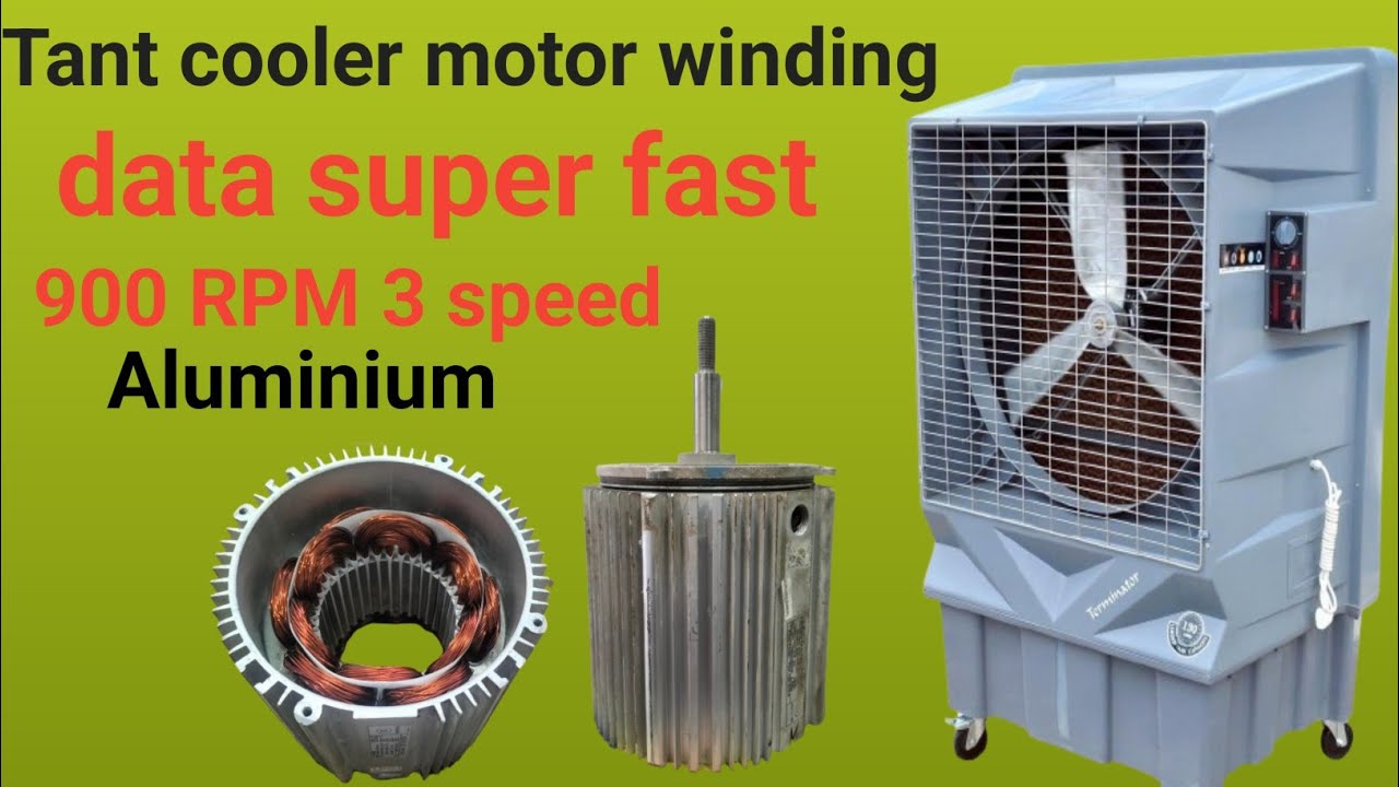 Nuspak tent cooler motor | winding data | Motors for air cooler | Verma winding care