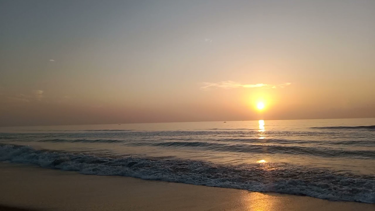 Morning Sunrise 🌞@ECR East coast Road outer Chennai