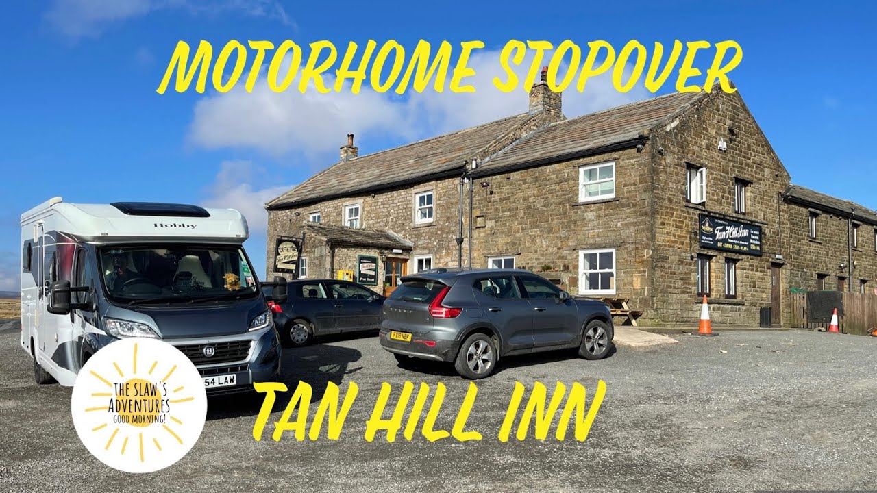 Motorhome stopover. The Tan Hill Inn; Britain's highest pub. Dancing to the B-bopalulas