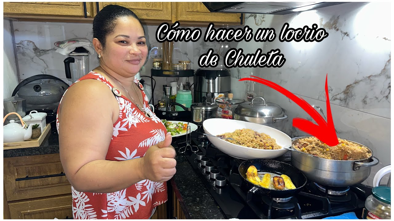 Cómo hacer un locrio de Chuleta / estilo Dominicano/ Betty cocina 🧑‍🍳 
