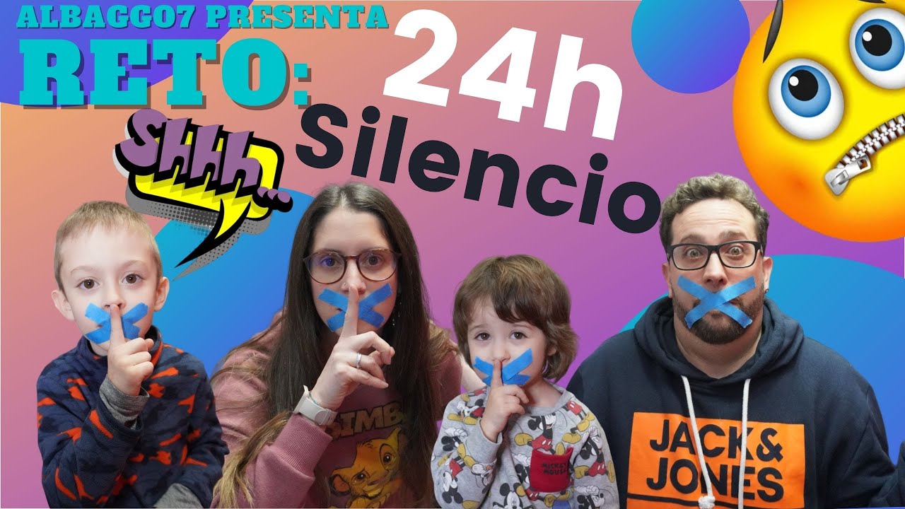 RETO 24h en SILENCIO Quien habla pierde 🤐