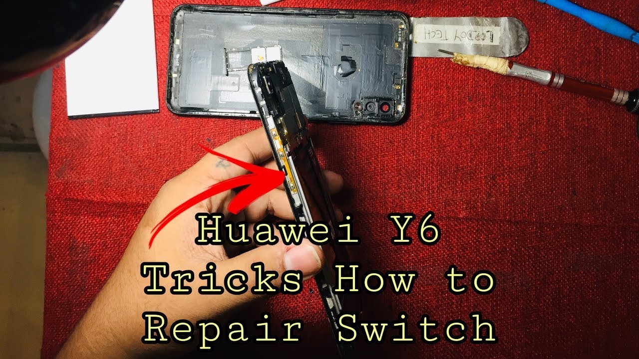How to Turn on phone with broken power button and broken volume button huawei y6 prime power key
