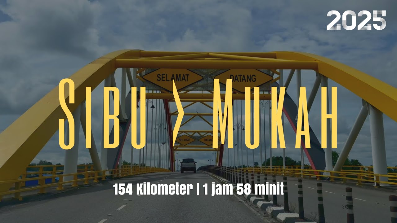 #jalan_b25 | Perjalanan ke Mukah dari Sibu, Sarawak, Malaysia