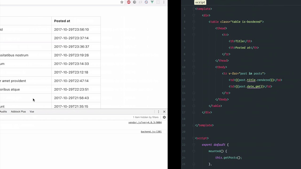 WordPress API - how to fetch and paginate posts with Vue.js